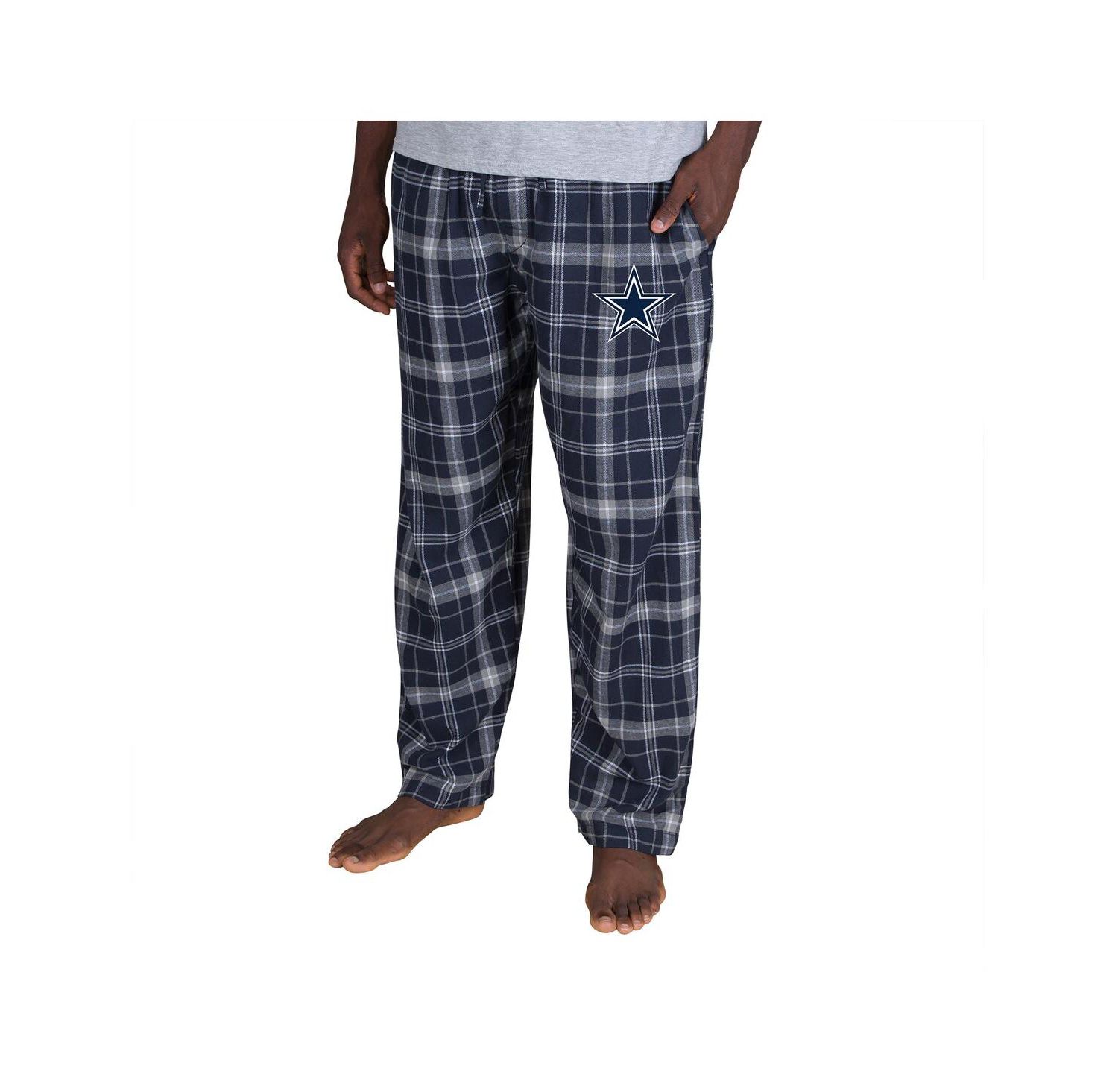 Men's Navy Dallas Cowboys Ultimate Plaid Flannel Pants