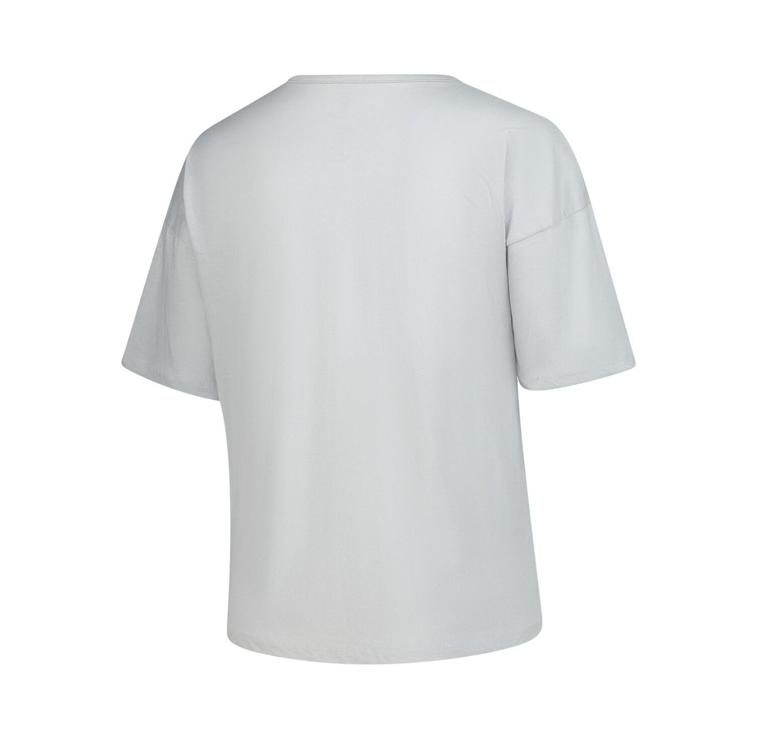 Women's Gray LSU Tigers Plus Size Winning Gear Notch Neck T-Shirt