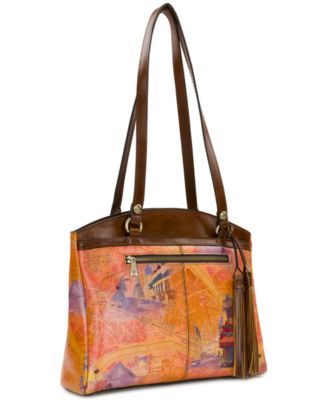 Poppy Large Leather Tote Bag