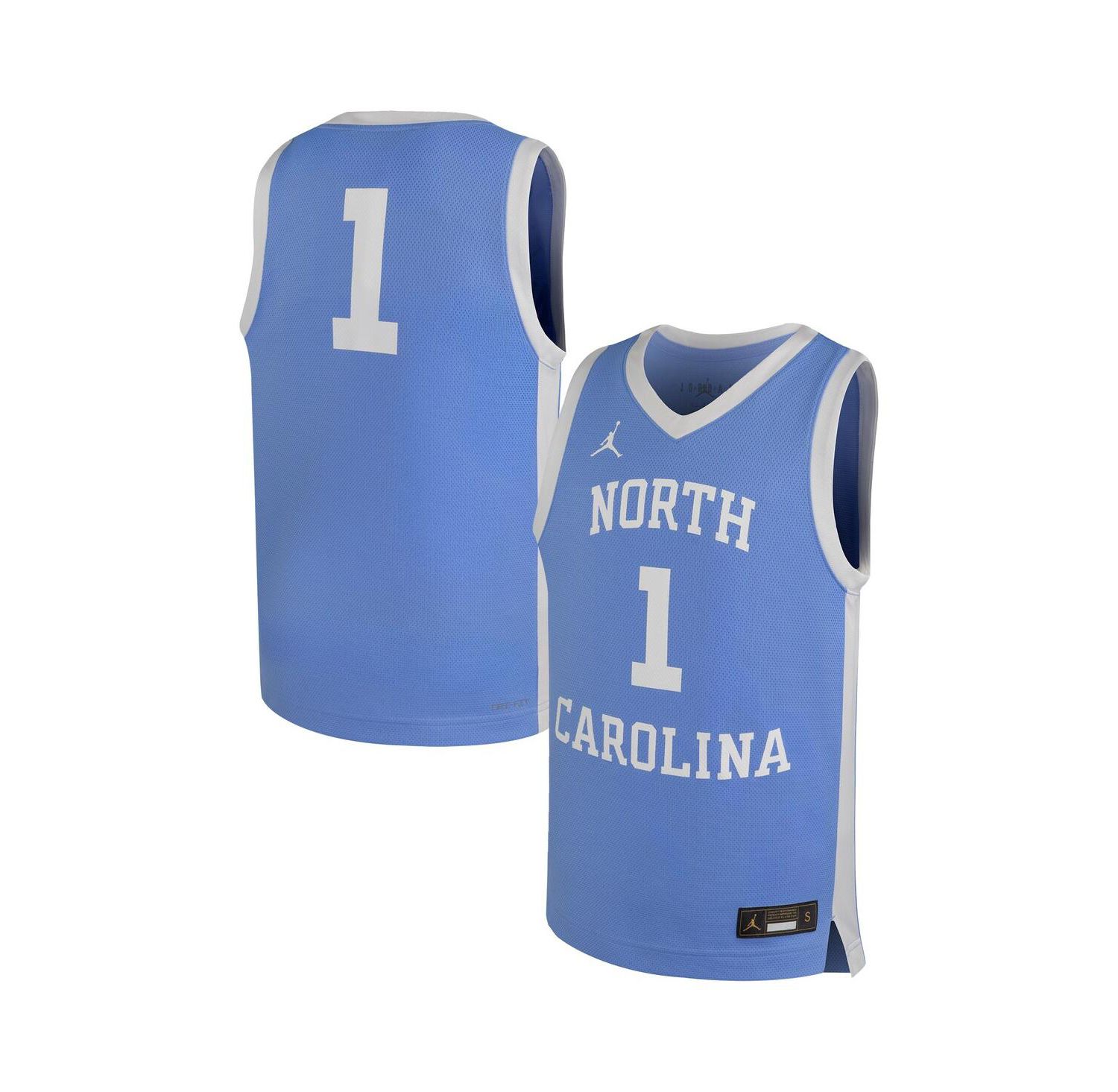 Big Boys and Girls Carolina Blue North Carolina Tar Heels Replica Basketball Jersey