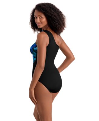 Women's One-Shoulder One-Piece Swimsuit
