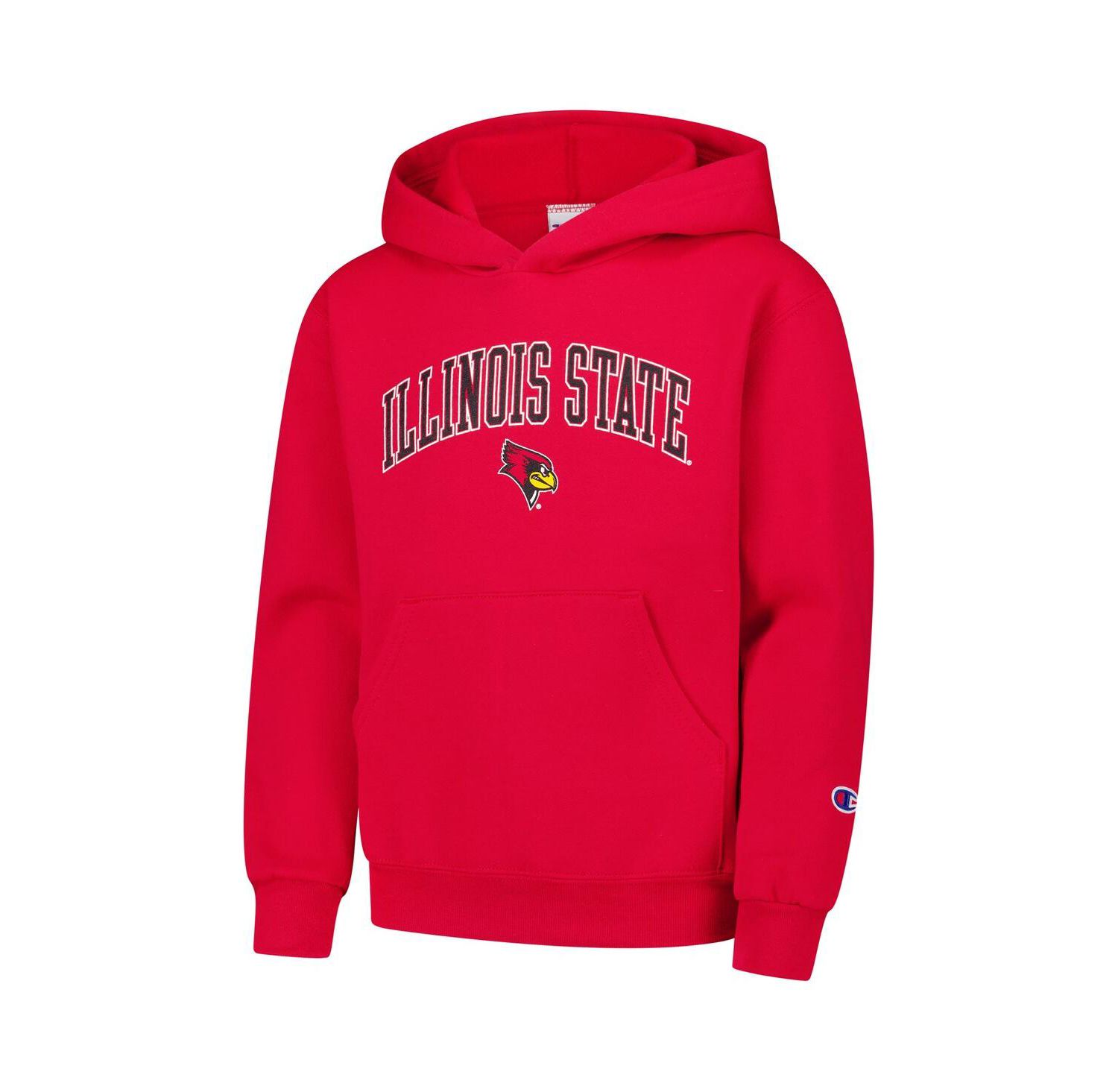 Big Boys and Girls Red Illinois State Redbirds Campus Pullover Hoodie