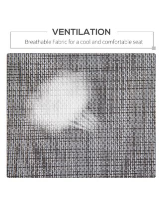 Outdoor Glider Chair, Gliders for Outside Patio with Steel Frame and Mesh Fabric