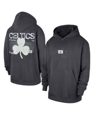 Men's Anthracite Boston Celtics Statement Jumpman Flight Premiere Hoodie