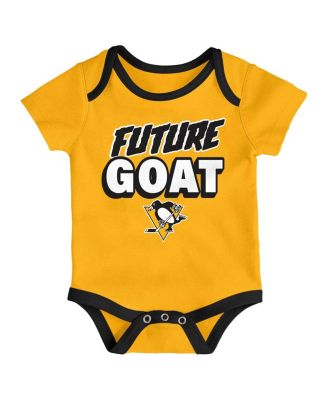 Baby Boys and Girls 3-Pack Pittsburgh Penguins Loyal Buddies Bodysuit Set