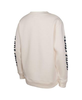 Big Boys and Girls Cream Seattle Kraken Star Power Pullover Sweatshirt