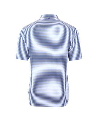 Men's Royal Duke Blue Devils Virtue Eco Pique Stripe DryTec Polo Shirt