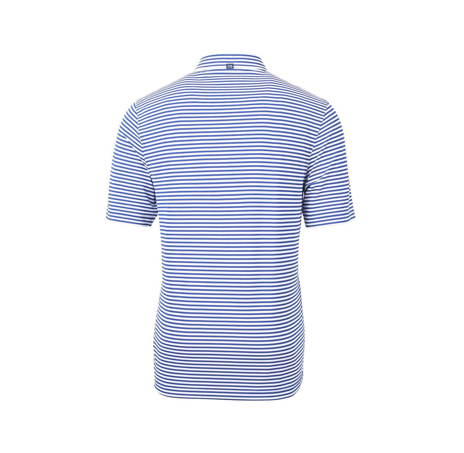 Men's Royal Duke Blue Devils Virtue Eco Pique Stripe DryTec Polo Shirt