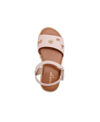 Little Girls Girl's  Fashion Sandals – Dressy Shoes with Playful Charm Details