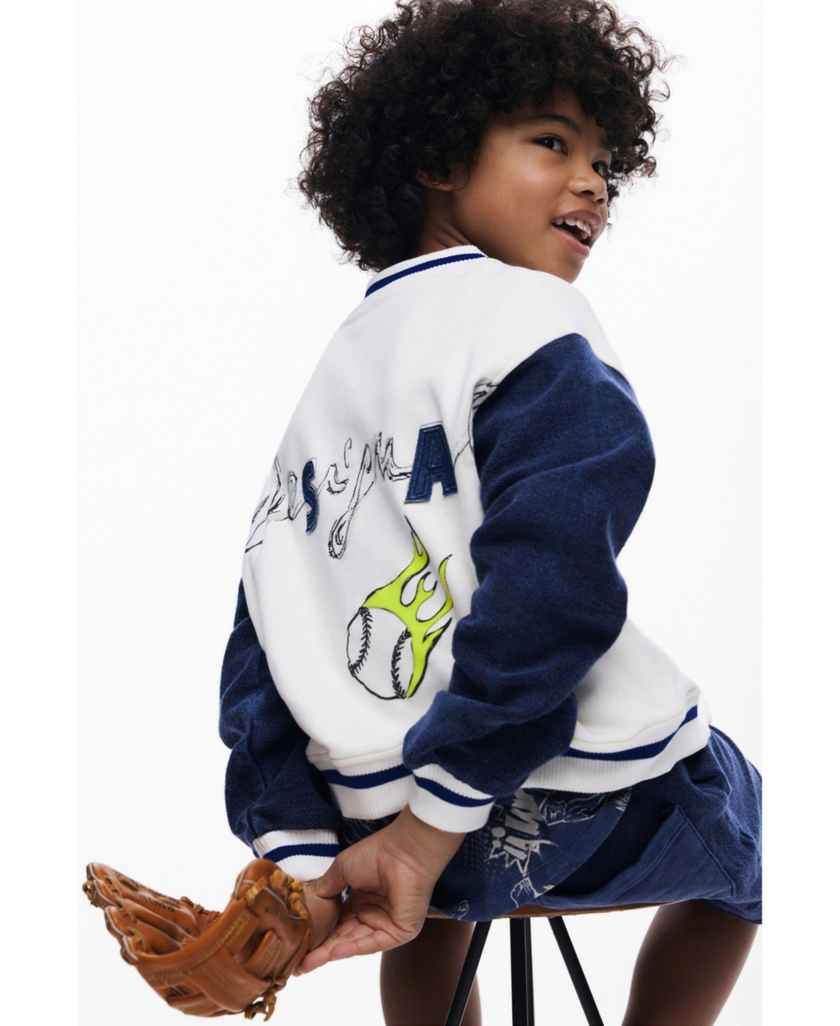 Desigual Boys Boys's Hybrid baseball jacket
