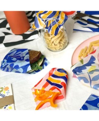 Poppy Garden Print Beeswax Wrap 3 pack