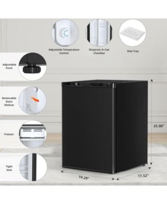 2.5 Cu. Ft. Compact Refrigerator with Chiller Compartment