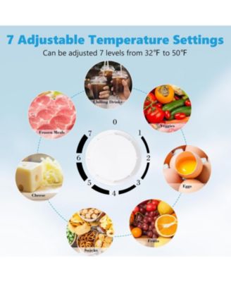 2.5 Cu. Ft. Compact Refrigerator with Chiller Compartment