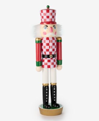 Whimsy Checkered Nutcracker