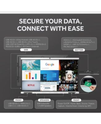 Interactive Flat Panel Display Hybrid 7000 86"