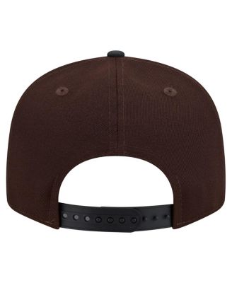 Men's Dark Brown Los Angeles Chargers Burnt Wood Camo 9FIFTY Snapback Hat