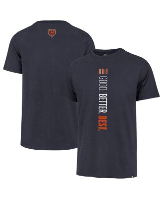 Men's Navy Chicago Bears Good. Better. Best. Franklin T-Shirt