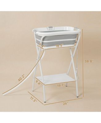 Dog Bath Tub Dog Washing Station Elevated Foldable