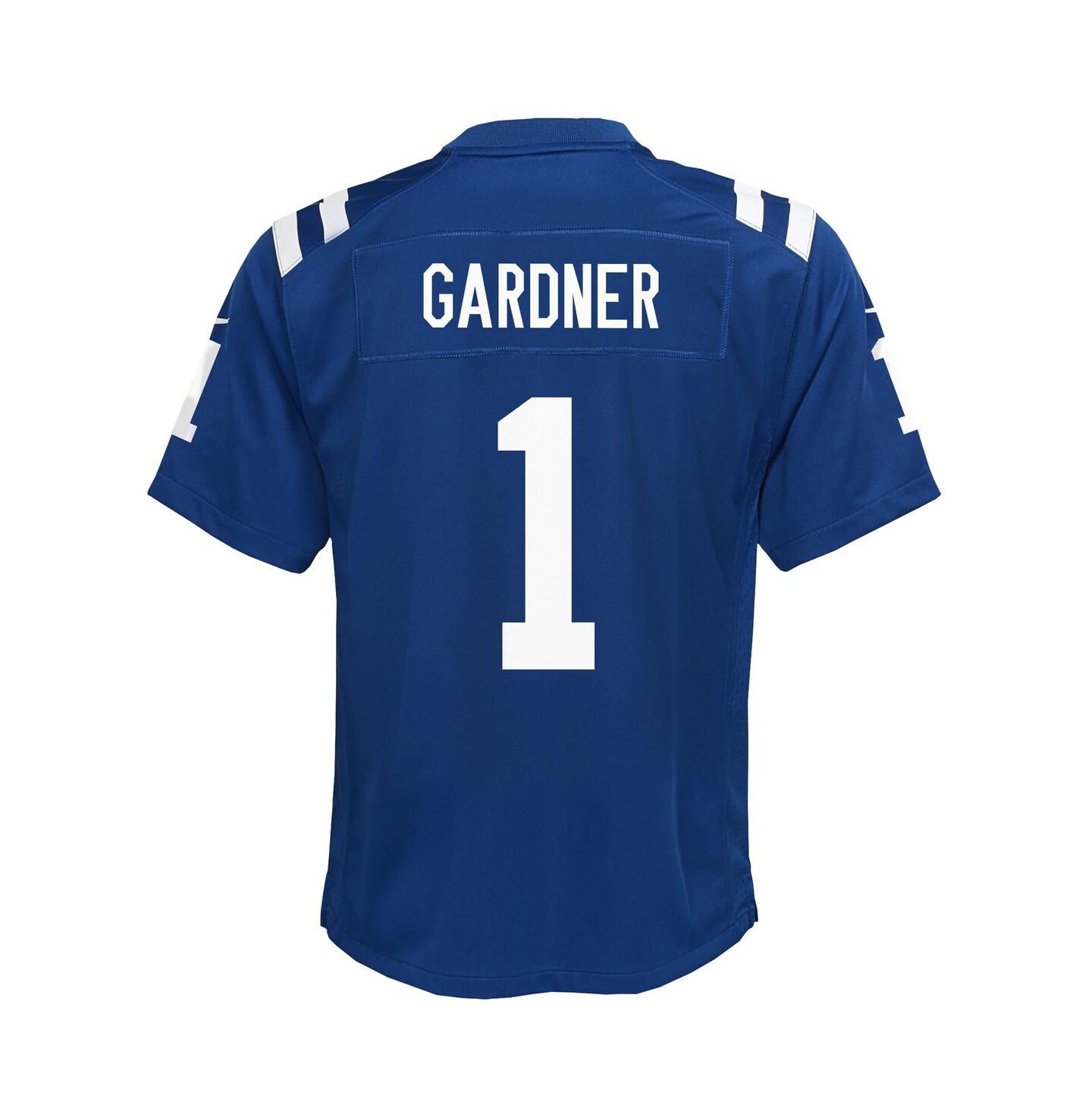 Детская домашняя игровая джерси Nike Ahmad Sauce Gardner Indianapolis Colts, Blue — фото 3