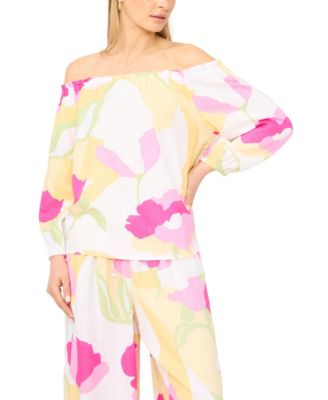 Women's Off-The-Shoulder Long-Sleeve Top