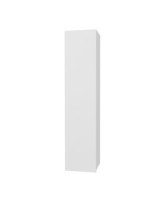 Vento Vertical Wall Bathroom Cabinet with Door for Efficient Organization WHITE