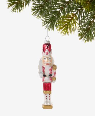 Holiday Toile Nutcracker Ornament