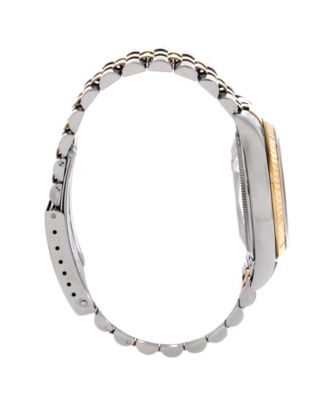 Oyster Perpetual Datejust Automatic Watch in Stainless Steel and Gold with Diamond Markers 36mm