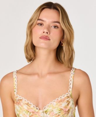 Women's Bustier Sweetheart Neck Fit & Flare Mini Dress