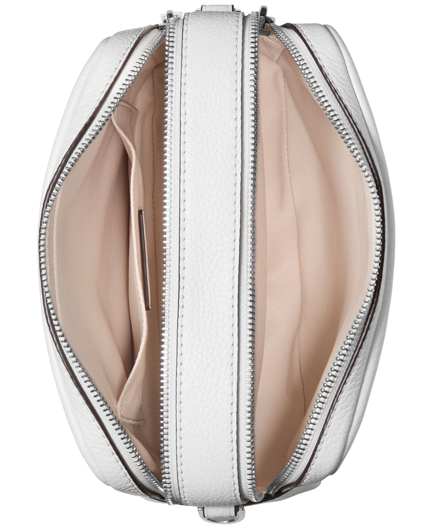 Женская сумка Michael Kors Bryant Camera Medium Crossbody, цвет: Оптический белый — фото 3