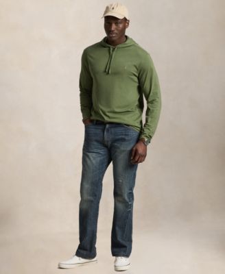 Men's Big & Tall Long-Sleeve Hooded T-Shirt