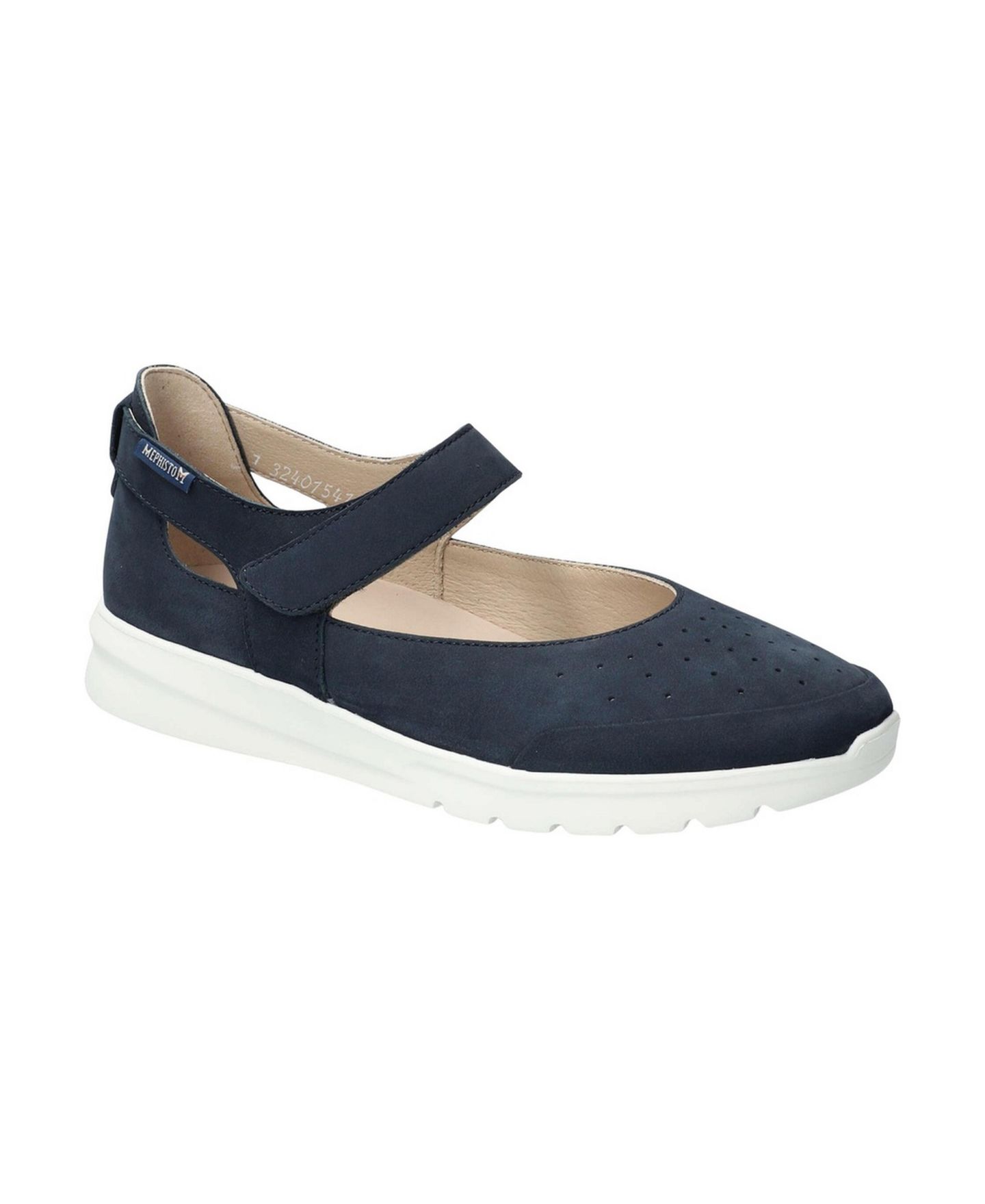 Обувь Mephisto Women's Marsia Mary Jane Nubuk Leather Shoes, цвет: Синий — фото 1