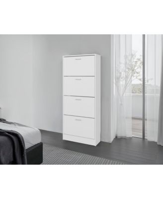 INOLA Vertical Shoe Cabinet with Doors for Home Organization,