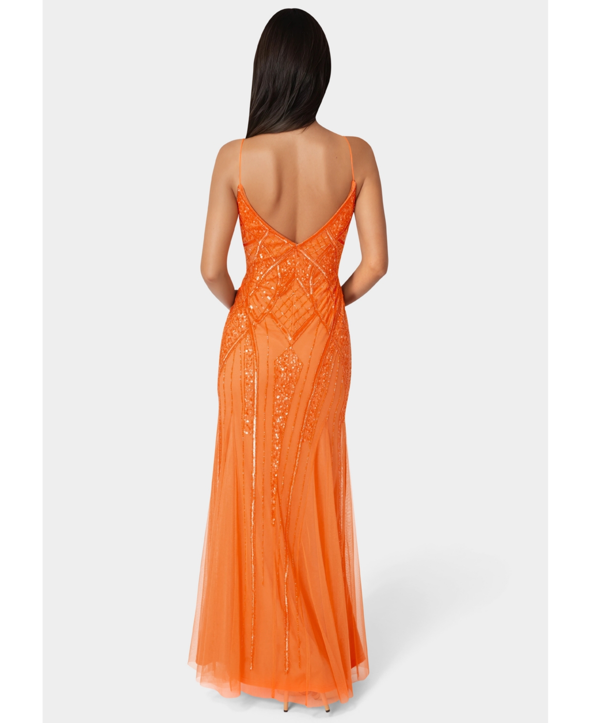 Bebe Women's Beaded Gown