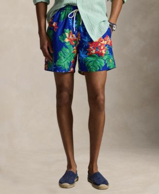 Men's Tropical Floral Swim Trunks