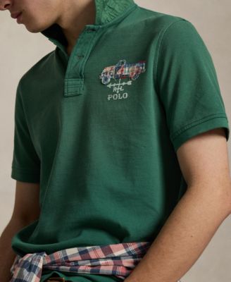 Men's Logo Print Polo Shirt