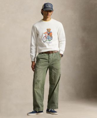 Men's Bears Print Crewneck Sweatshirt