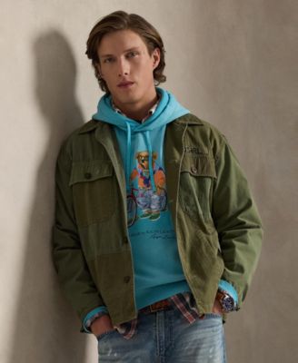 Men's Bears Print Hooded Sweatshirt