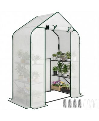 house for Outdoors, 6 Shelves house with PE Cover,