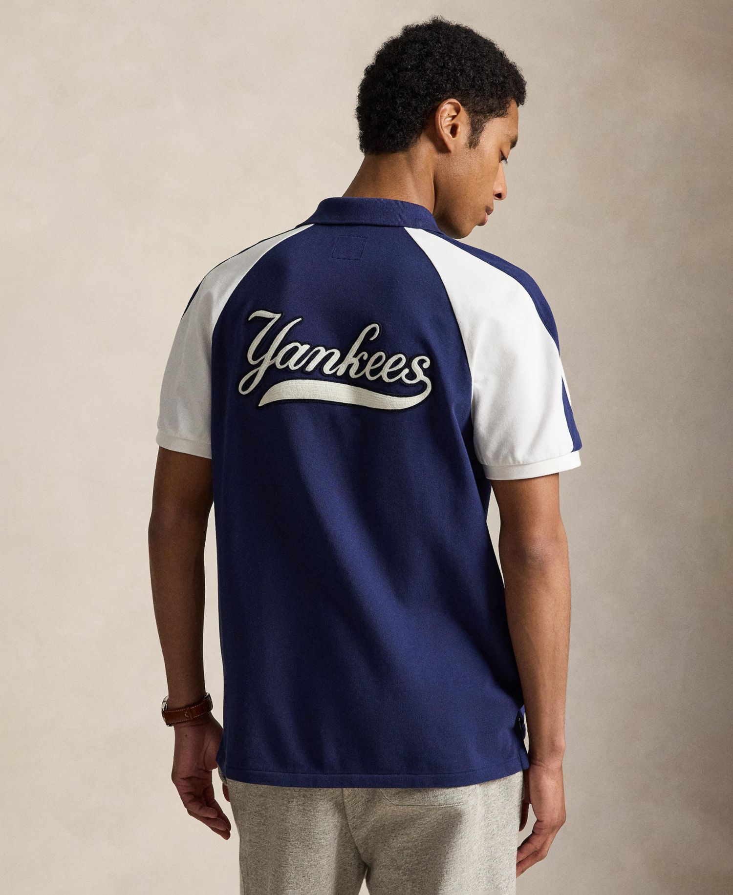 Men's Raglan Short-Sleeve Polo Shirt