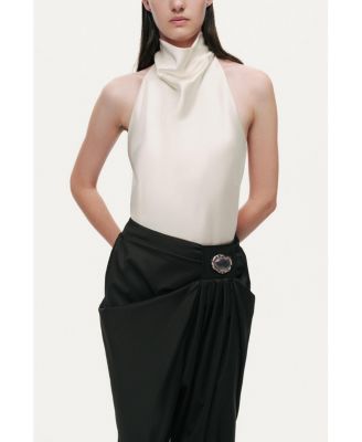 Women's Accessory Detailed Pleated Pants