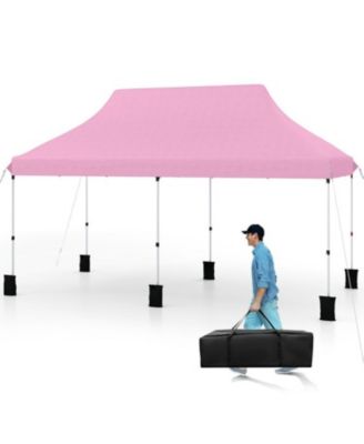 Foldable Outdoor Canopy Gazebo with Storage Bag