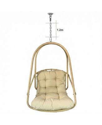 Wicker Rattan Swing Egg Chair without Stand