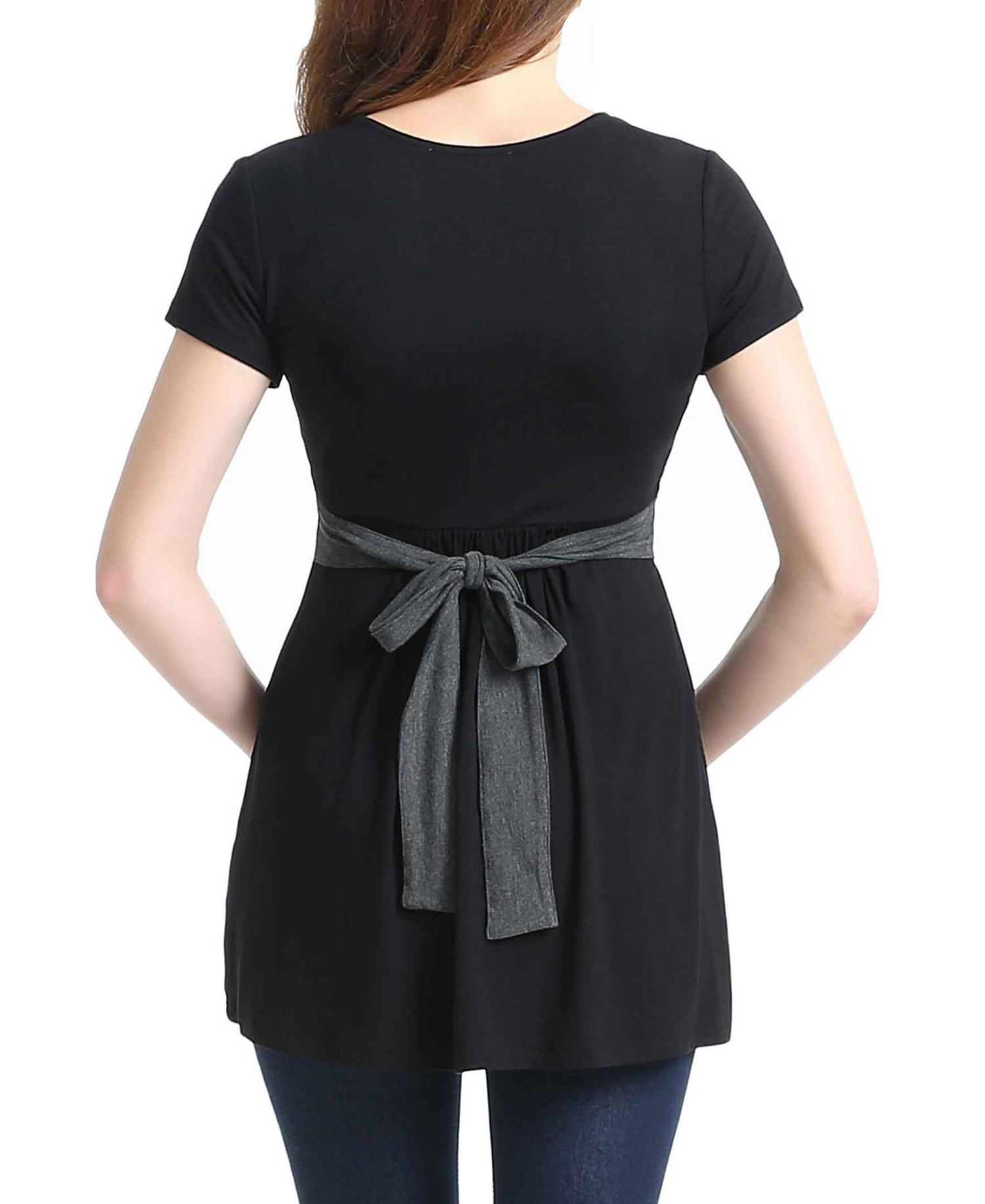 Maternity kimi + kai Nursing Colorblock Tunic Top