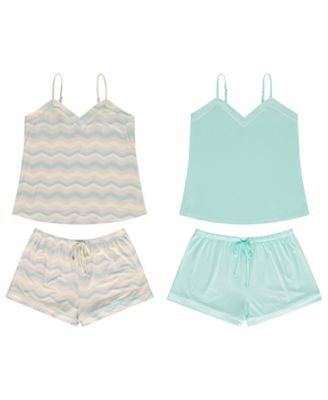 Women's Ayanna 4-Pc Pack 2 Cami & 2 Shorts