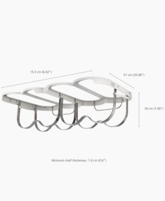 Cradle Foldable Under-Shelf Wine Rack