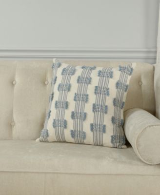 Lena Cotton Blend Decorative Pillow, 18" x 18"