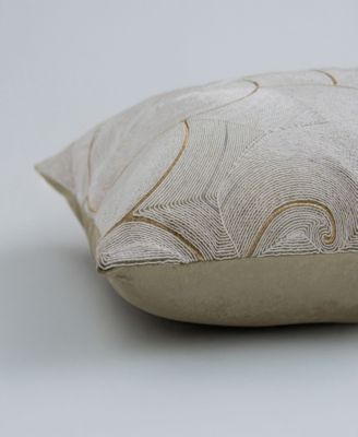 Charlotte Velvet Decorative Pillow, 22" x 22"