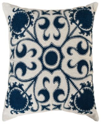 Emma Cotton Decorative Pillow, 18" x 18"