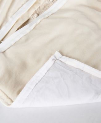 Ella Cotton Velvet Decorative Pillow, 14" x 20"