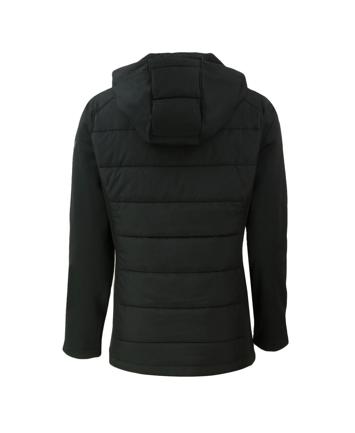 Cutter & Buck Women's Black Kansas City Chiefs Evoke PrimaLoft Hybrid Eco Softshell Full-Zip Hooded Jacket